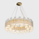 Loft Industry Modern - Crystall Pipe Chandelier